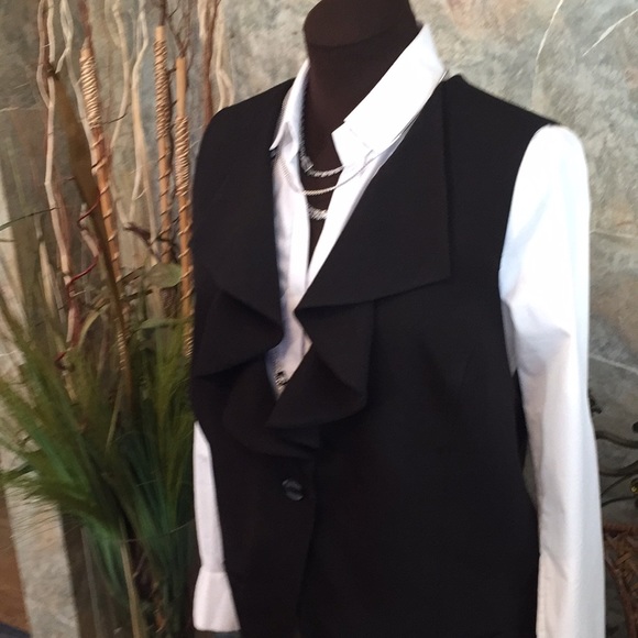 Susan Graver 🌹 stunning black vest - Picture 6 of 12
